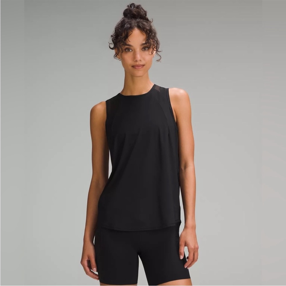 Lululemon Sculpt Tank Top Black size 16 plus sz sleeveless muscle top workout XL